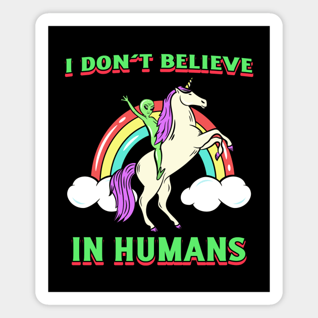 I Don't Believe In Humans Magnet by MONMON-75